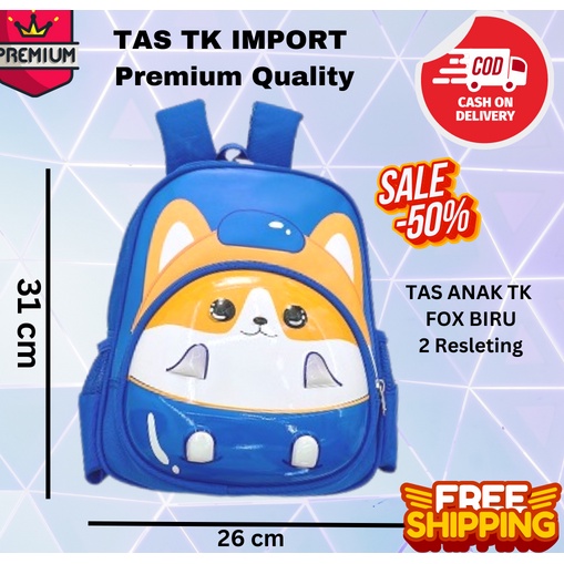 TAS RANSEL ANAK IMPORT KARAKTER BACKPACK DINO DINOSAURUS TAS ANAK UNICORN DOG SHIBA INU BEBEK DUCK KELINCI RABBIT ANIMAL