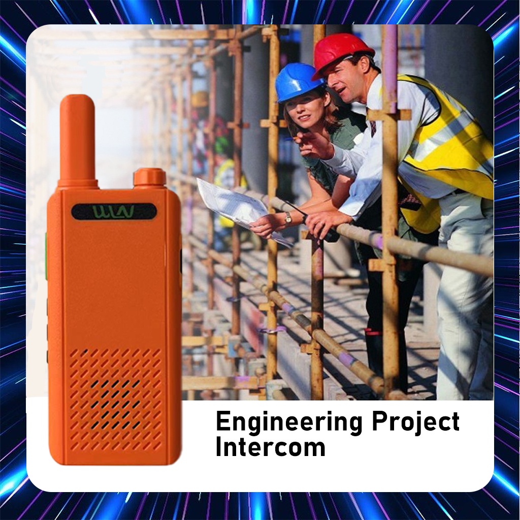 HT Walkie Talkie WLN KD-C160 Waterproof Portable Walky Talky Jarak Jauh 10km(Max) 2 Way Radio Walkie Talkies HT Handy Talky