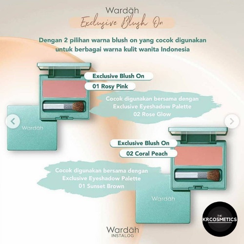 WARDAH Exclusive Blush On 6.5gr