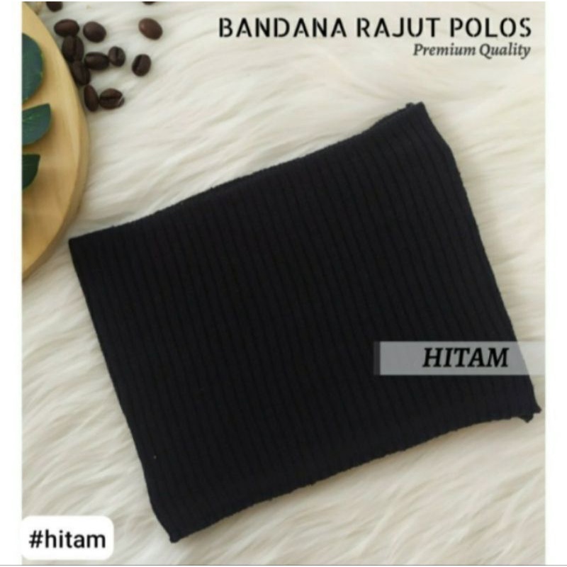 Bandana Iner Bando Rajut Dalaman kerudung hijab