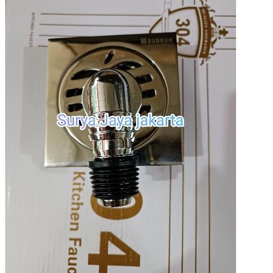 ➦ Floor drain mesin cuci stainless / Floor drain mesin cuci + konektor ◘