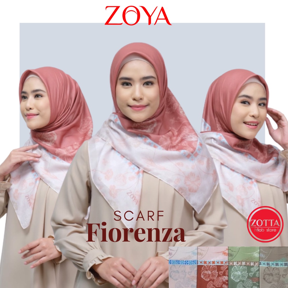 HIJAB SEGI EMPAT ZOYA FIORENZA SCARF