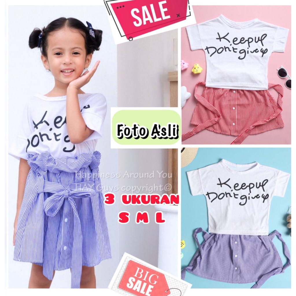 Set Anak Perempuan DIJAMIN FOTO ASLI Baju Setelan Anak Perempuan Umur 1 Tahun 2 Tahun 3 Tahun 4 Tahu