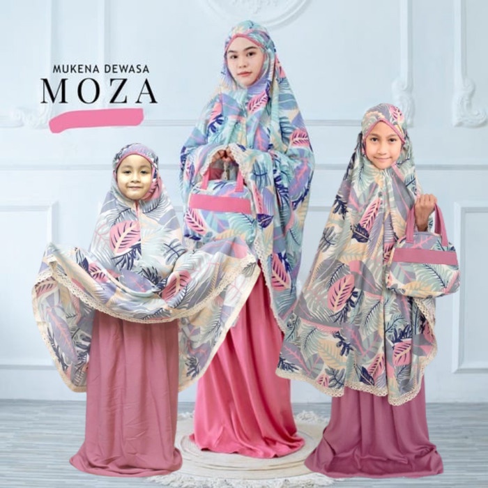 MUKENA ANAK KATUN PREMIUM MOTIF KARAKTER BUNGA