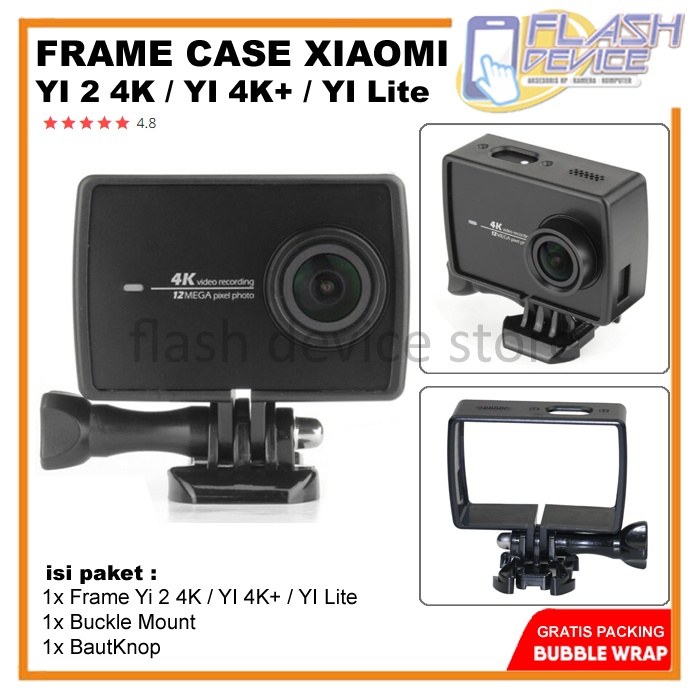 Frame Case Housing Xiaomi Yi 2 4K / Yi 4K+ /Yi LITE Action Camera