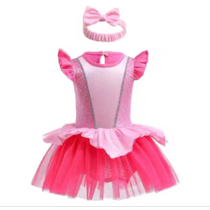 Aurora princess baby tutu Romper baju princess sleeping beauty