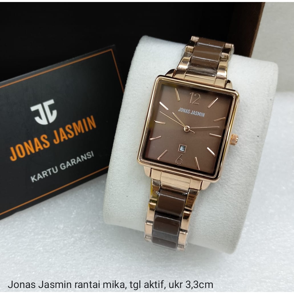 Jonas Jasmin Original Jam Tangan Wanita Rantai Mika Free Box Ori dan Kartu Garansi JJ-3120SB