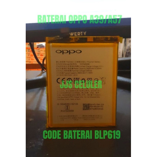 BATERAI BATRE OPPO A39/A57 BLP619 ORIGINAL COPOTAN