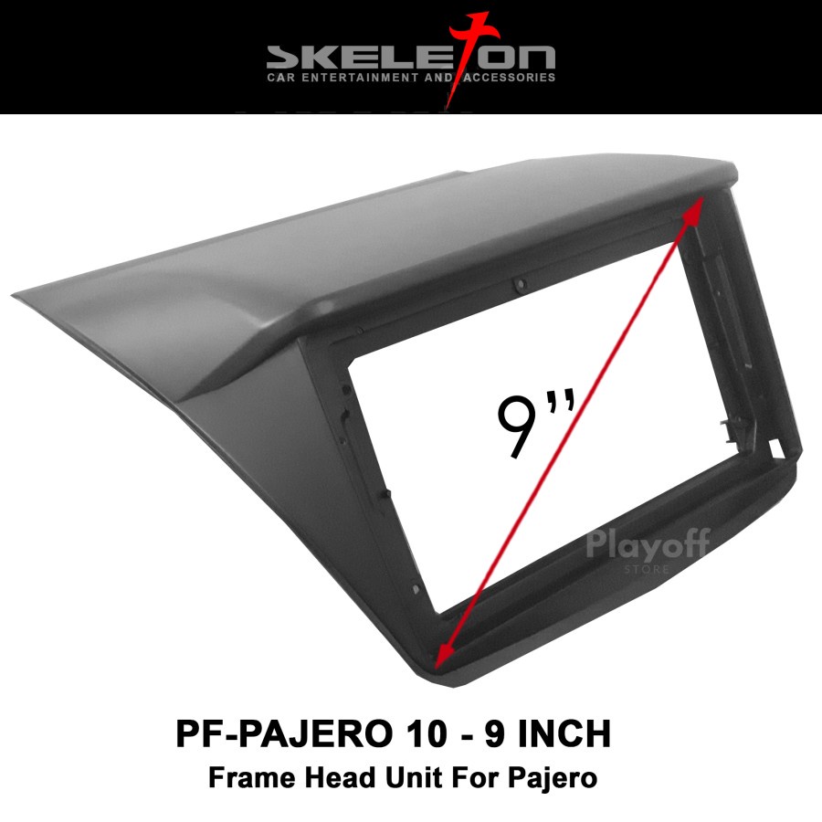 Frame Head Unit 9 Inch Mobil Pajero 2010 up Android Skeleton