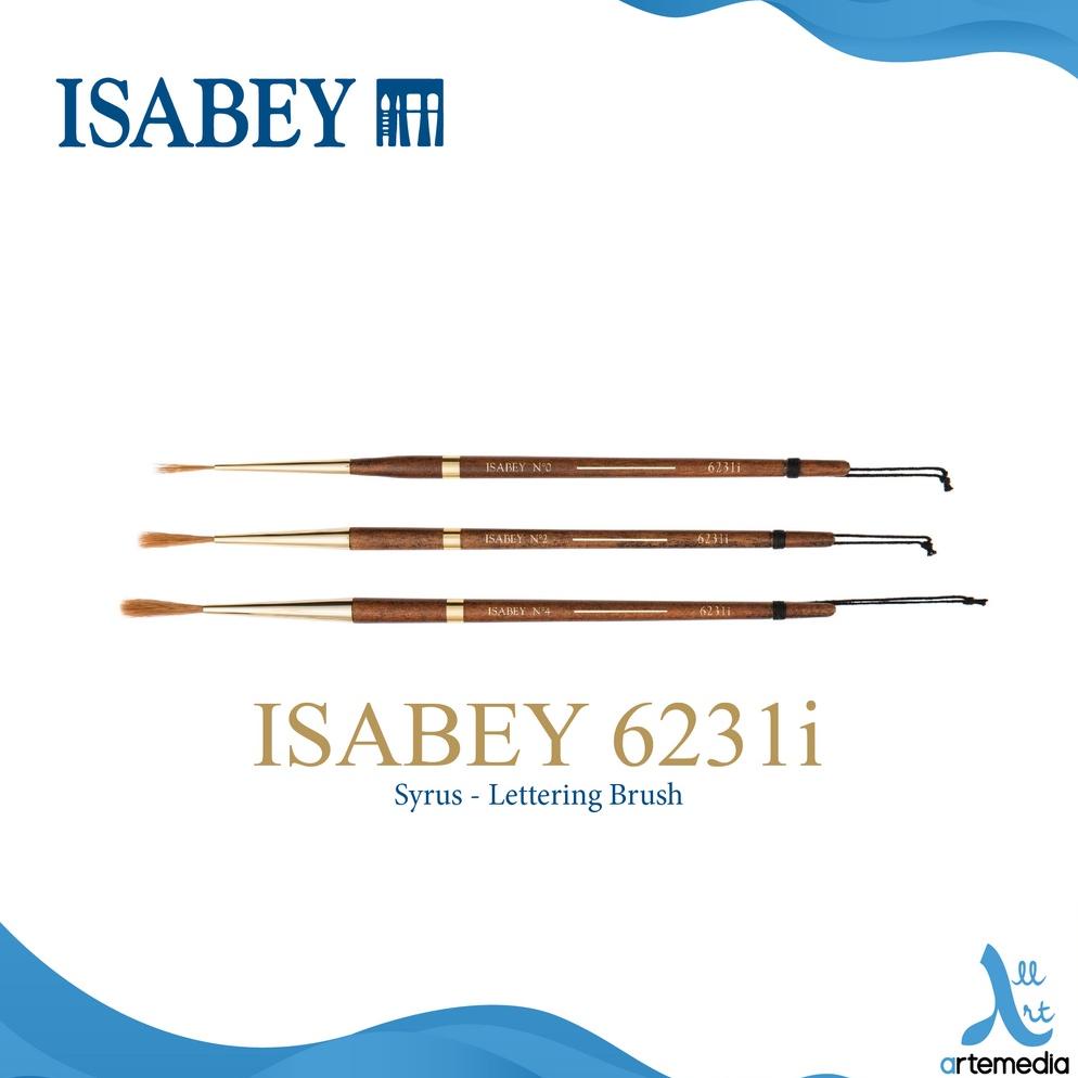 

Kuas Lukis Isabey 6231i Lettering Syrus Brush Short Handle