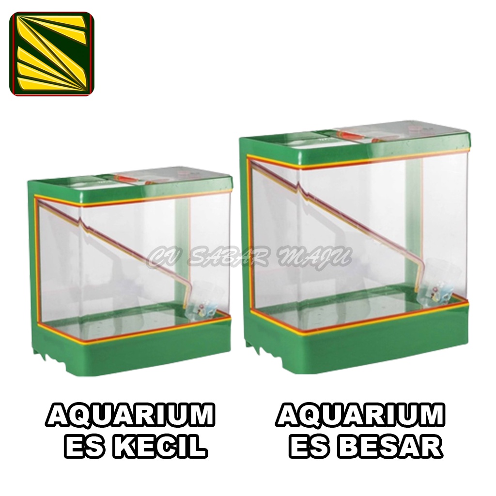 Aquarium Es Kelapa Acrylic Es Buah + Gayung / Kotak akrilik es buah