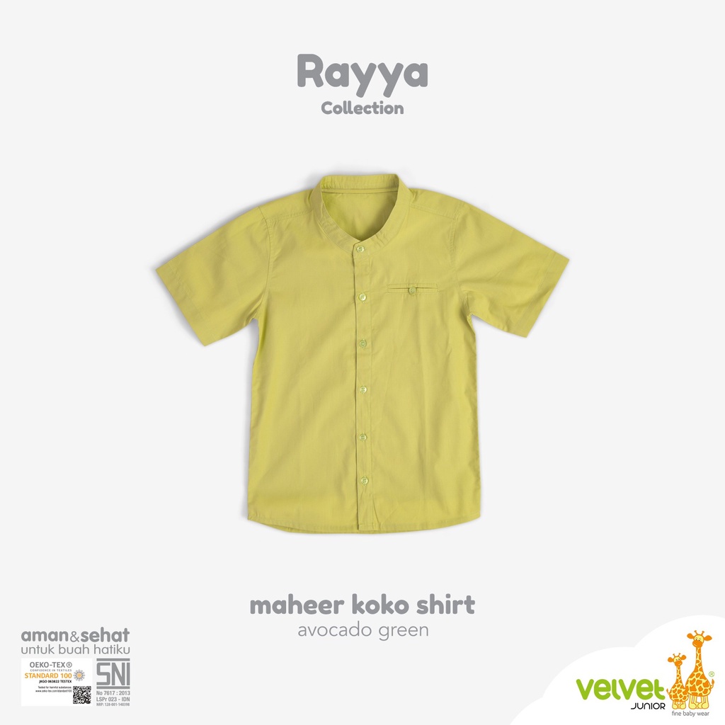 VELVET Atasan Koko Maheer Baju Koko Kemeja Anak