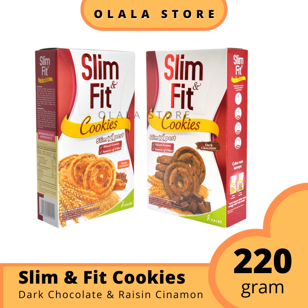 SLIM &amp; FIT COOKIES 10x22gr