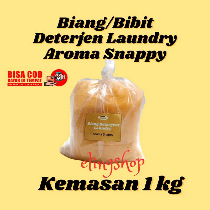 Biang Bibit Sabun Deterjen Detergen Detergent Cair Laundry Pakaian Aroma Snappy Kemasan 1 kg