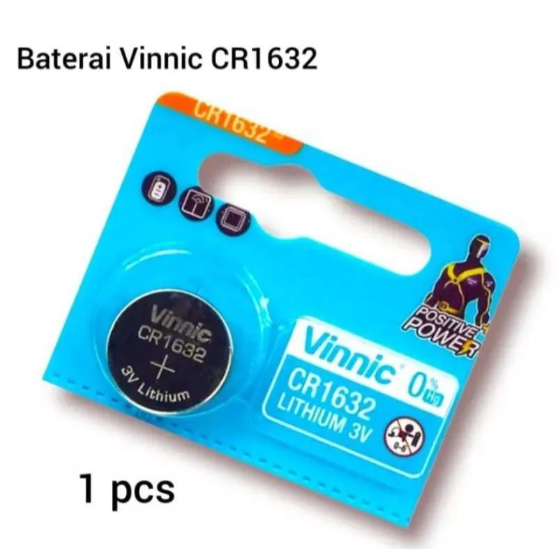 Eceran Satuan Baterai Kancing Vinnic CR1632 CR-1632 CR 1632