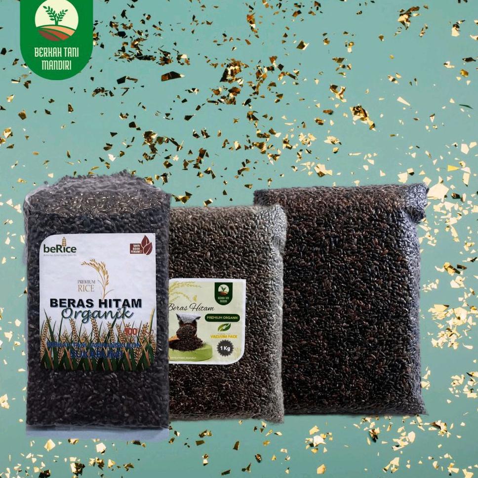 

❤[PROMO ⚡ALE!!!]❤ Berkah Tani Beras Hitam Organik 1 Kg | Beras Sehat