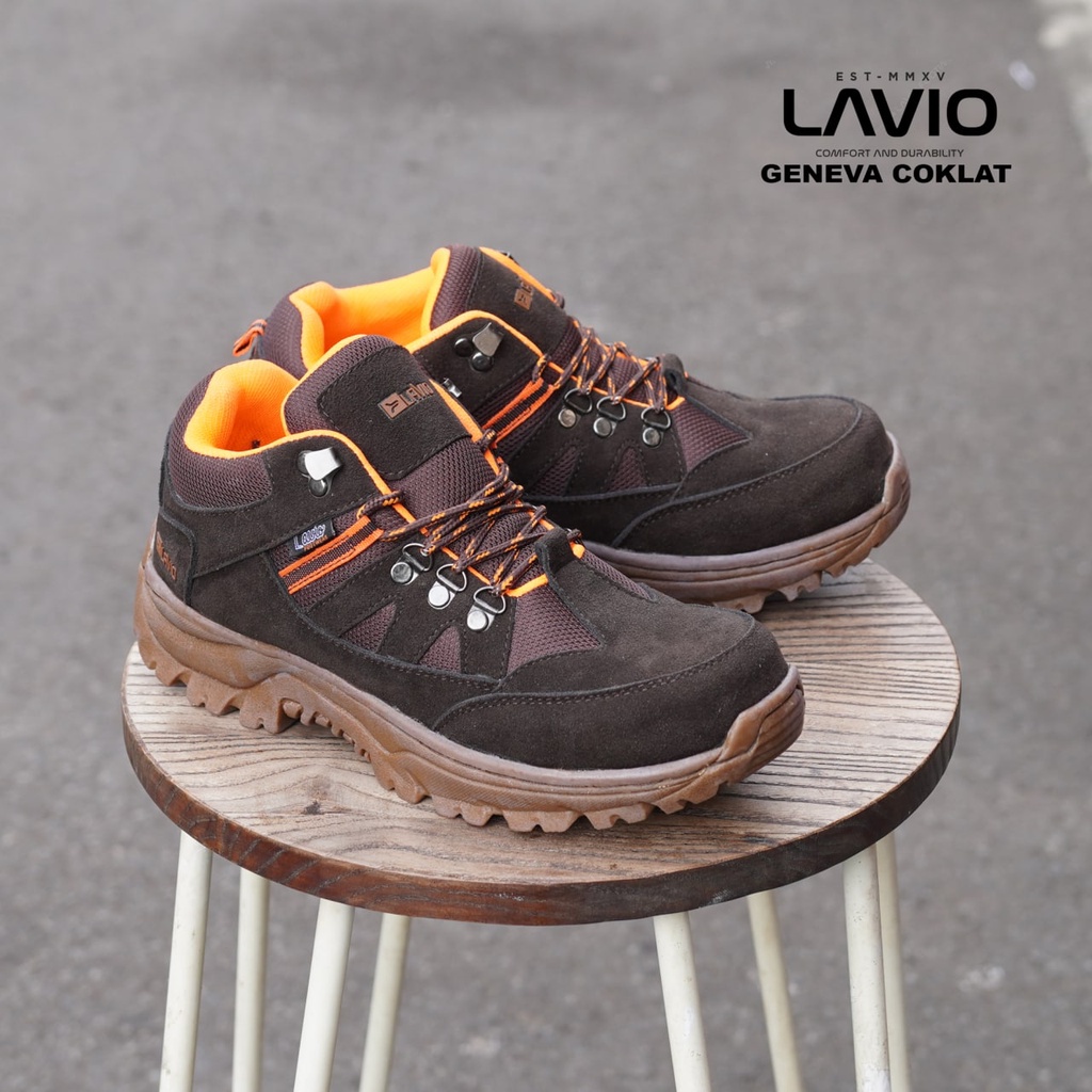 Sepatu Safety Ujung Besi Size 44-46 Lavio Geneva Low Big Size