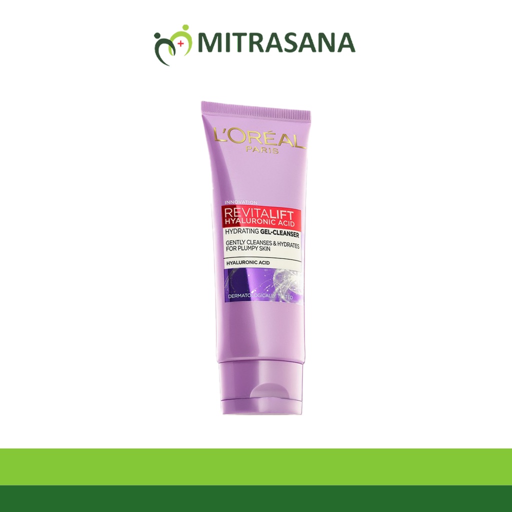 L'Oreal Paris Hyaluronic Acid Cleanser - 100ml - Skincare Pembersih Wajah Loreal