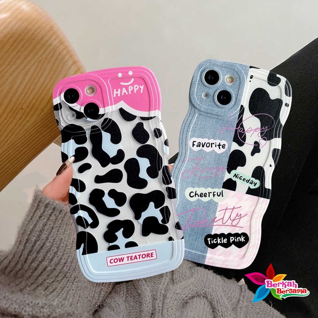 SS802 SOFTCASE PATCH DENIM LEOPARD FOR IPHONE 7 8 7+ 8+ X XS XR XS MAX 11 12 13 14 PRO MAX BB7837