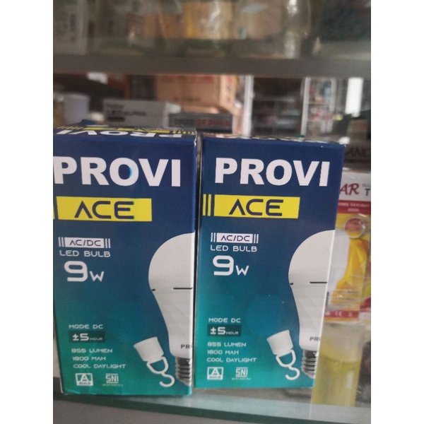 Lampu emergency 9 watt Provi seterang lampu Philips