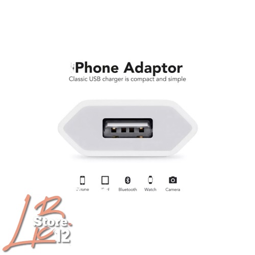 ADAPTOR USB to IP - Adapter 5W KEPALA CHARGER