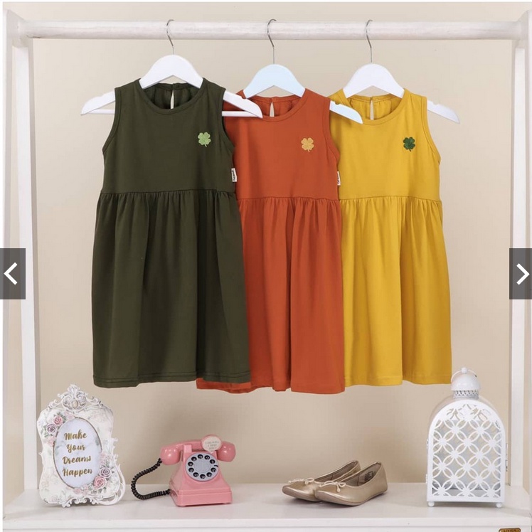 DRESS ANAK PEREMPUAN NARA / DRESS NARA PREMIUM / DRESS NARA 1-5 TH