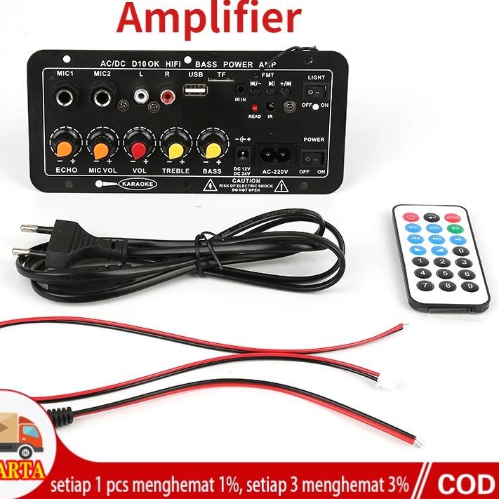 ♣ 400W Amplifier Board  Modul Subwoofer Mono Amp 120w 220v / 12v / 24v Untuk Speaker Bluetooth ✪