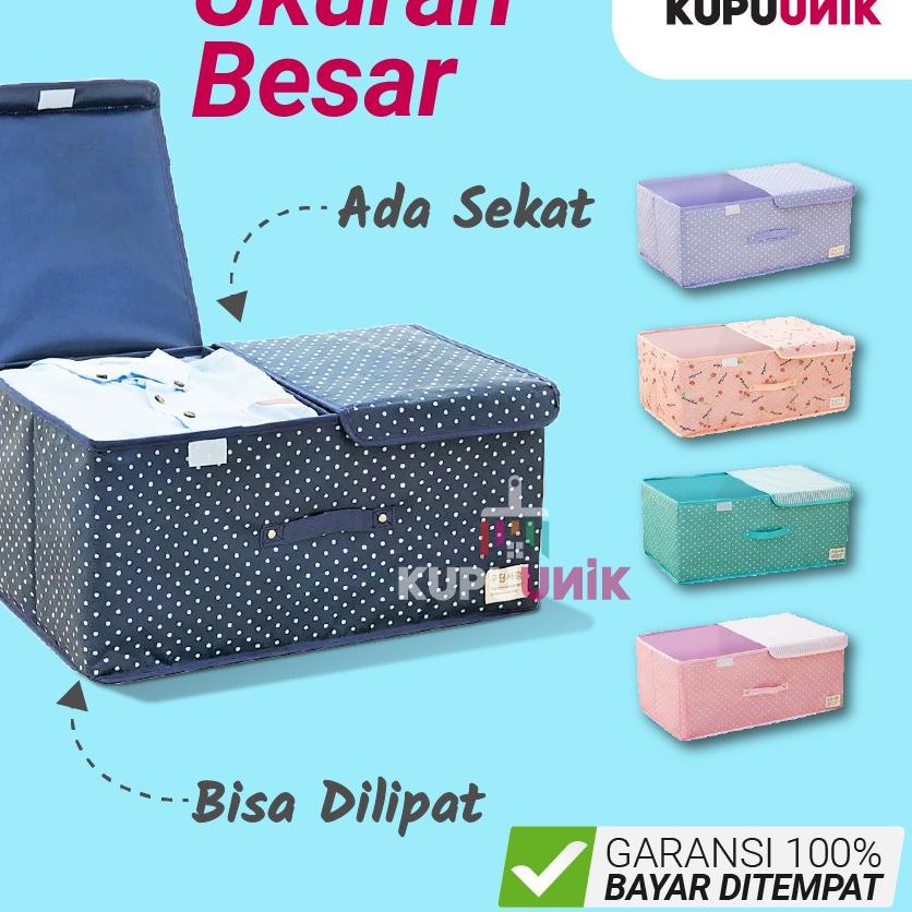 ♞ Kotak Penyimpanan Serbaguna Besar Kotak Penyimpanan Baju Mainan Storage Box Baju Mainan 726 ֍