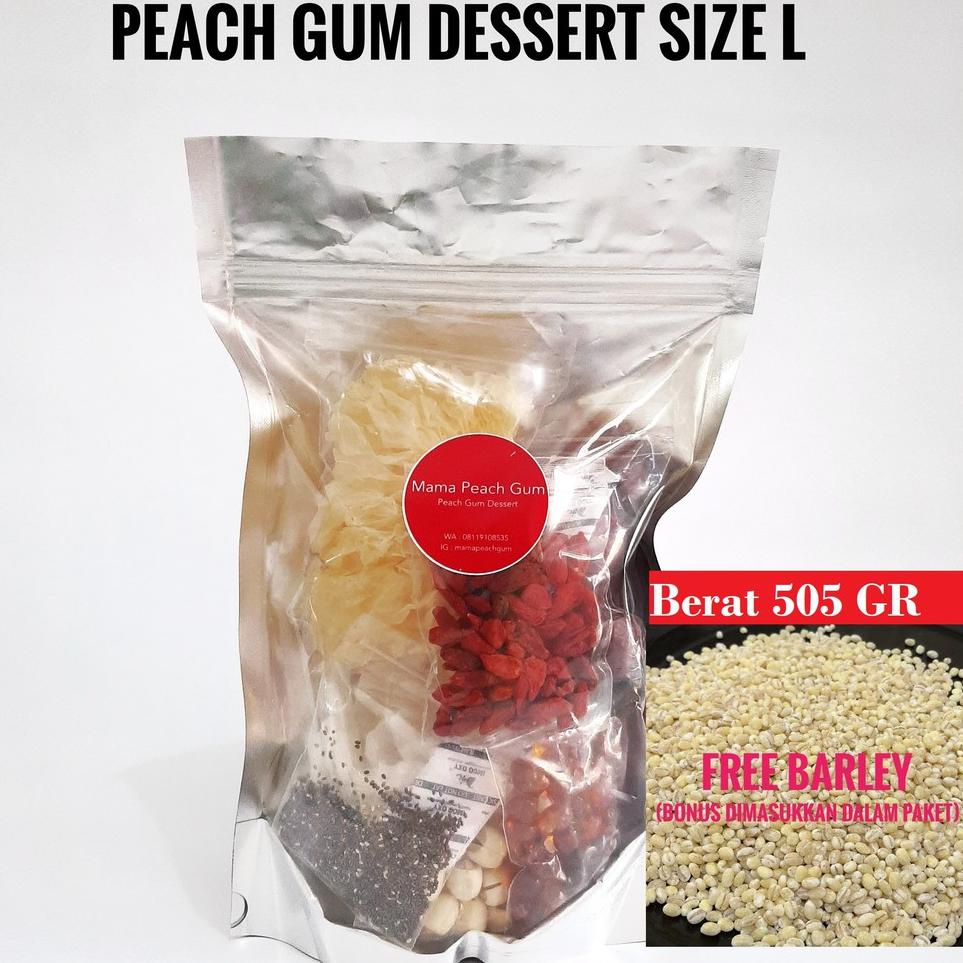 

✔✔SALE✔✔ Peach gum Dessert size L SUPER A+ 10mangkok ,setiap pembelian 1pack PGD L FREE spt gbr