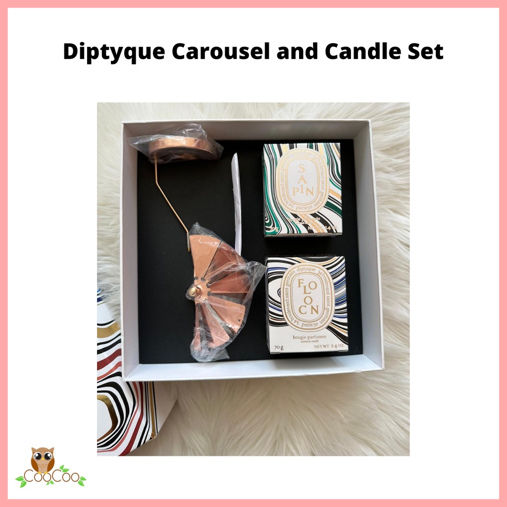 Diptyque Carousel and Candle Set