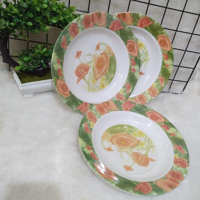 Termurah 6Pc Piring Melamin/Piring Murah/Piring Plastik/Piring Karakter / New