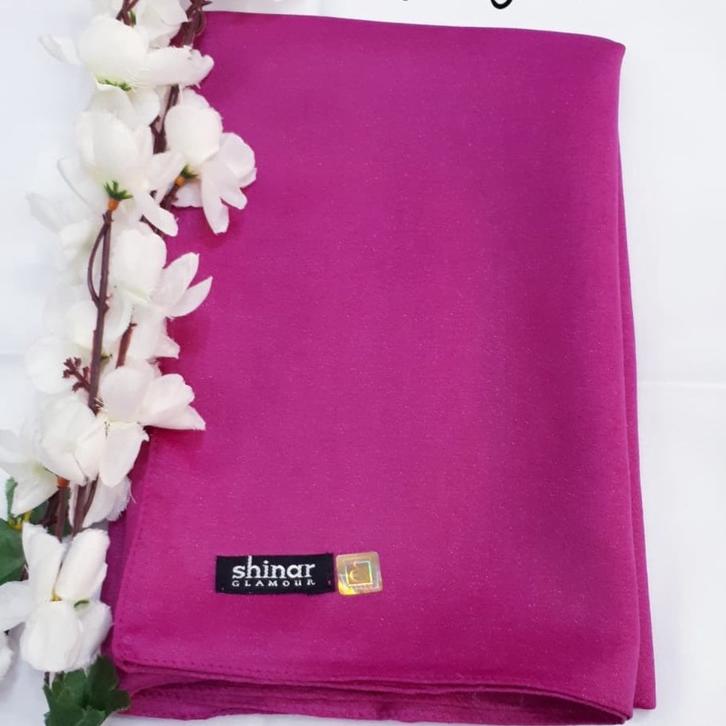 ✱Promo✱ kerudung hijab / jilbab segi empat SHINAR GLAMOUR glitter glowing ansania dan azara original