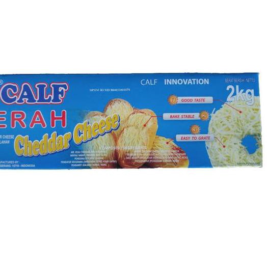 

♧ Keju Cheddar Calf Merah 2 kg ™