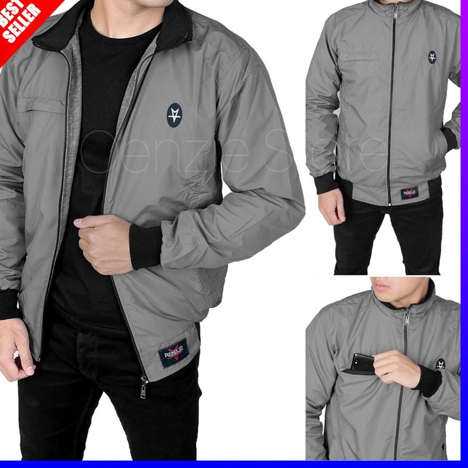 LANGSUNG KIRIM Jaket Pria Taslan Import Distro Bandung