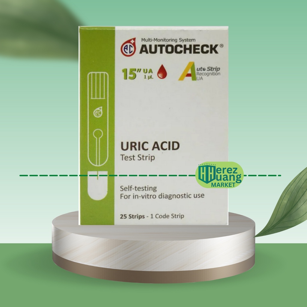 STRIP AUTOCHECK URIC ACID / ASAM URAT - ISI FAMILY 25 STRIP