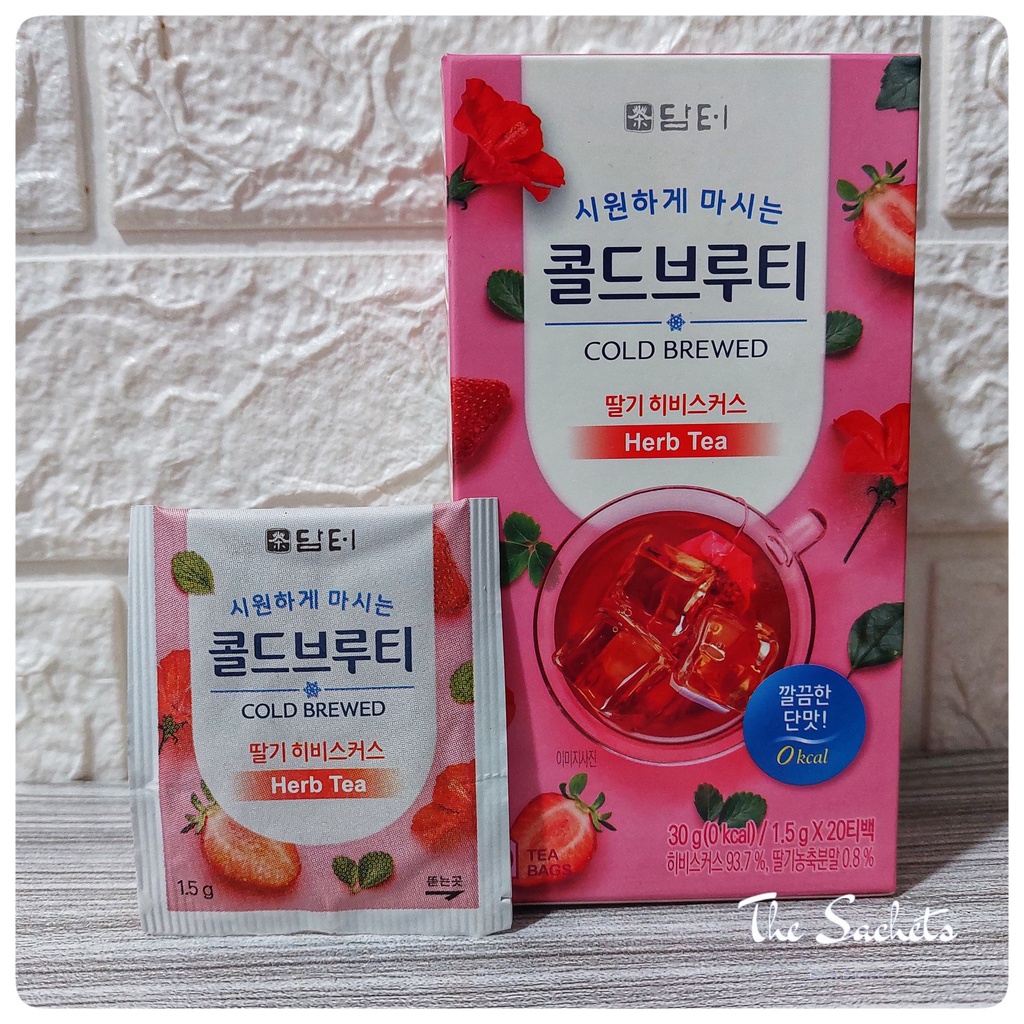 

Damtuh Cold Brewed Herb Tea Hibiscus & Strawberry Sachet