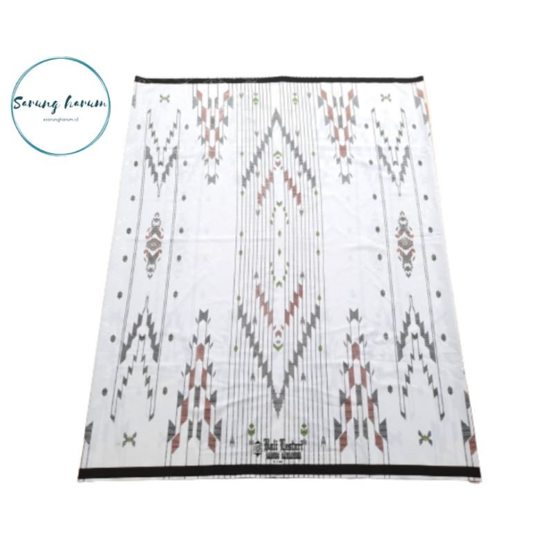 Sarung - Sarung Bali lestari - Putih corak