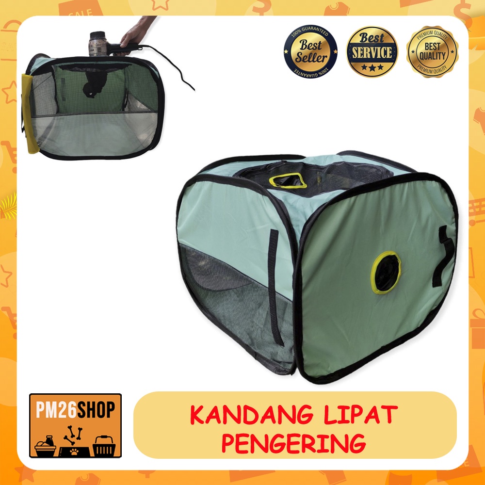 KANDANG LIPAT HEWAN PENGERING ANJING KUCING PET DRYING BOX