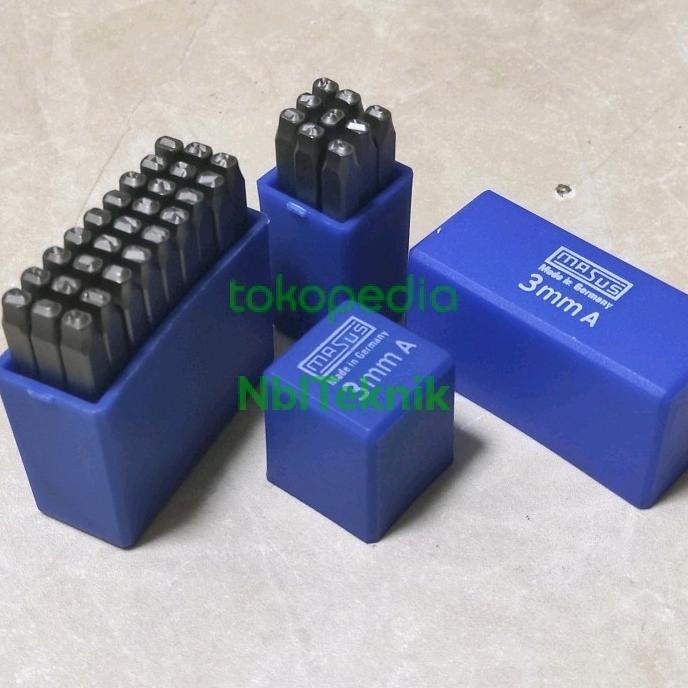 

Stamp Punch Set 3 mm Alat Ketok Huruf Dan Angka Masus Germany