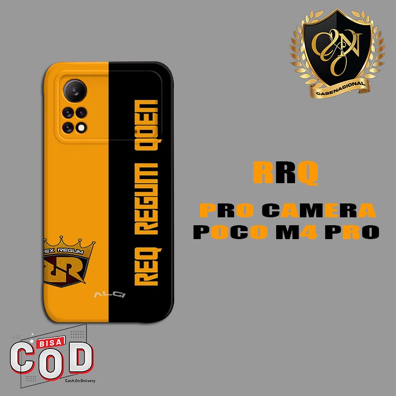 CASE NASIONAL - CASE PRO CAMERA RRQ XIAOMI POCO M4 PRO CASE TERBARU RRQ 