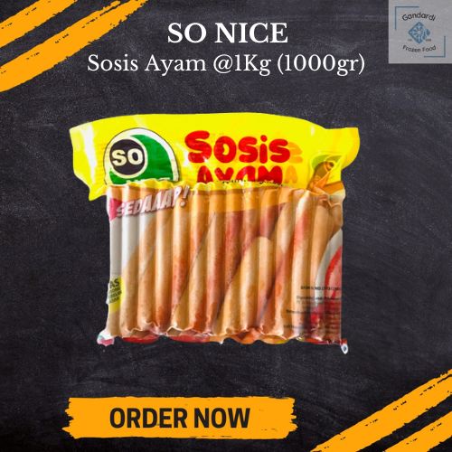 

So Nice Sosis Ayam 1000g (1Kg)