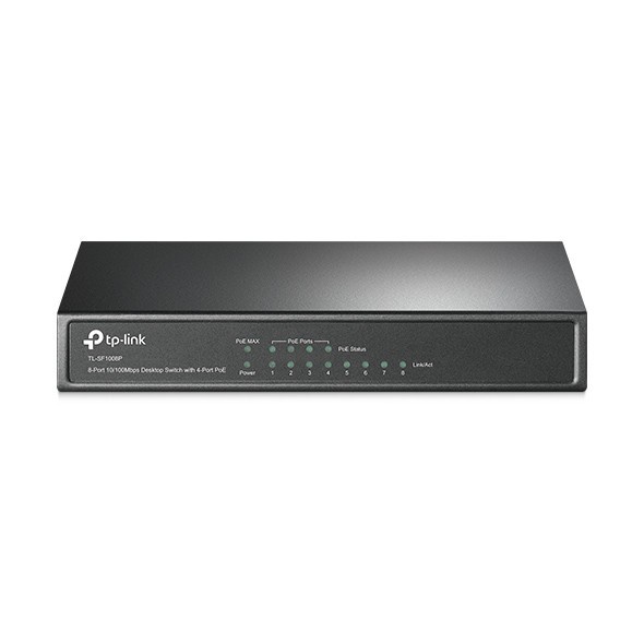 TP-LINK TL-SF1008P 8-Port 10/100Mbps Desktop Switch with 4-Port PoE