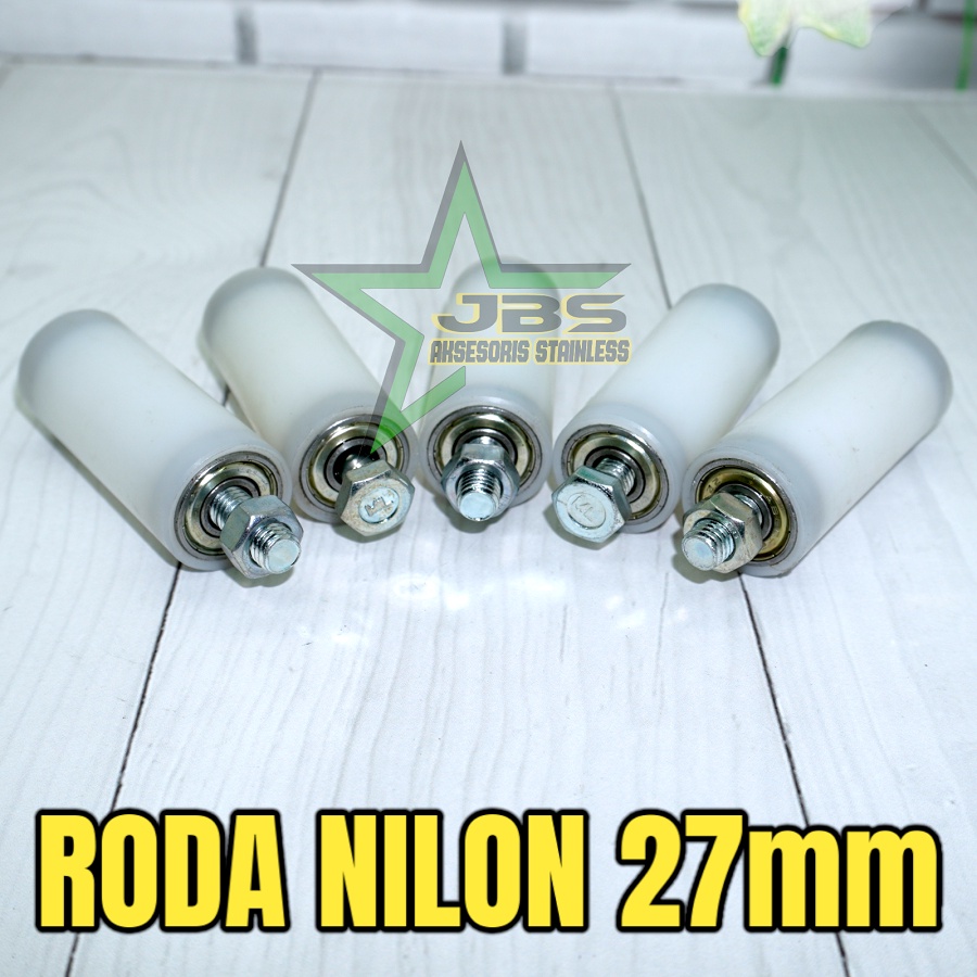 RODA NILON 27MM X 62MM + 2 BEARING