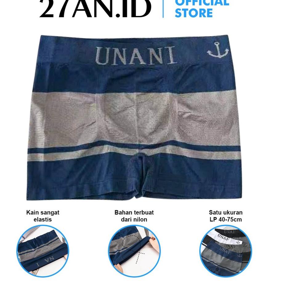 STAR (27AN.ID) Celana Dalam Boxer Pria B04 Underwear male katun Cd pria Import Real Pict