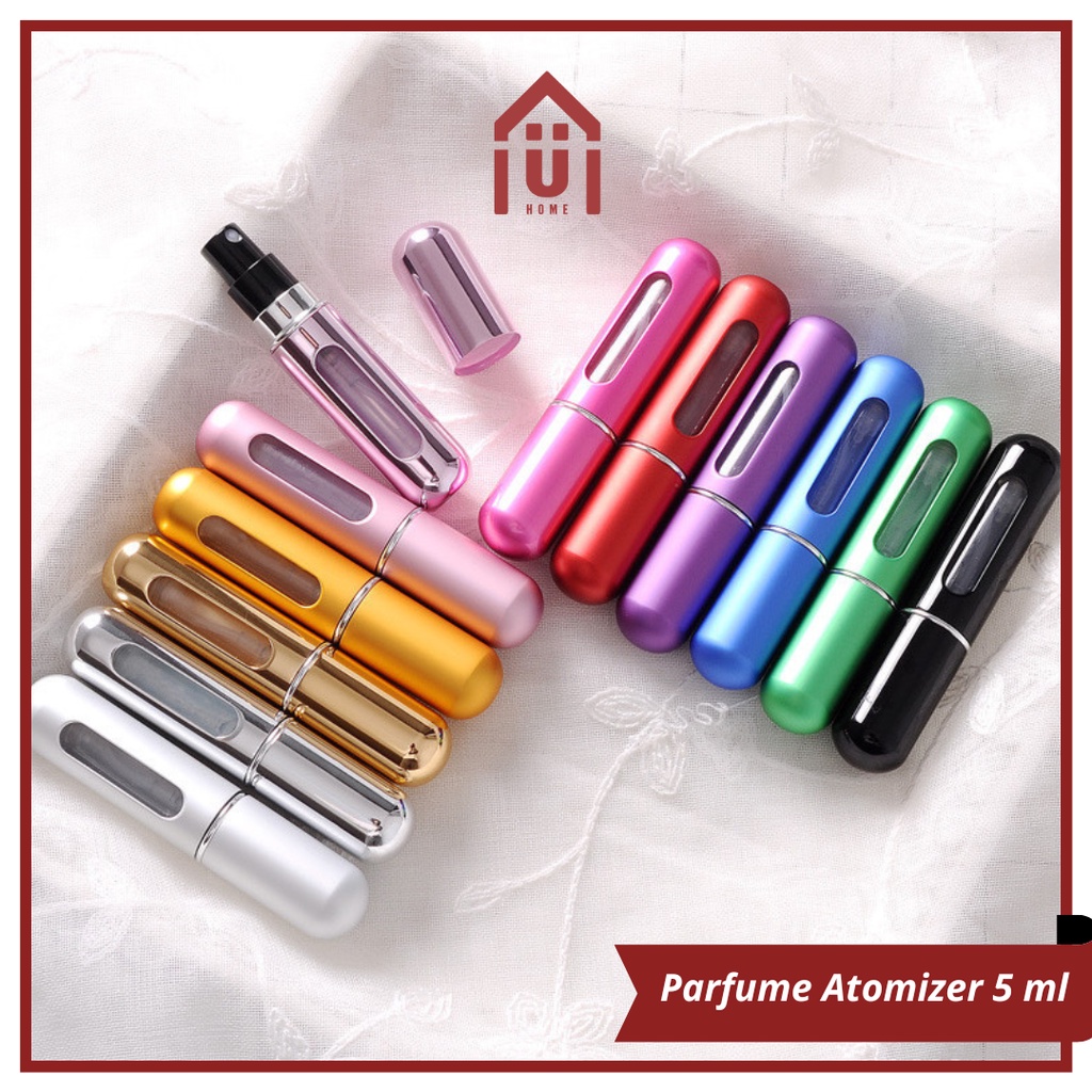 Foto UNISO - [ 5 ML ] BOTOL PARFUM REFILL MINI TRAVELLING UKURAN 5 ML/ BOTOL PARFUM MINI TRAVEL/ PARFUM ATOMIZER