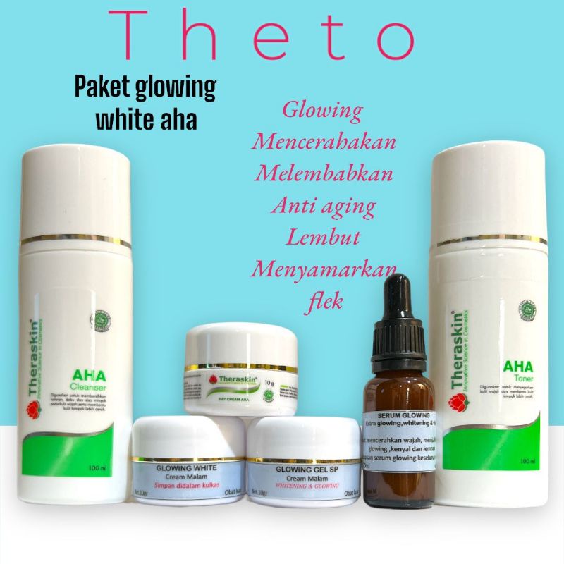 paket glow white aha