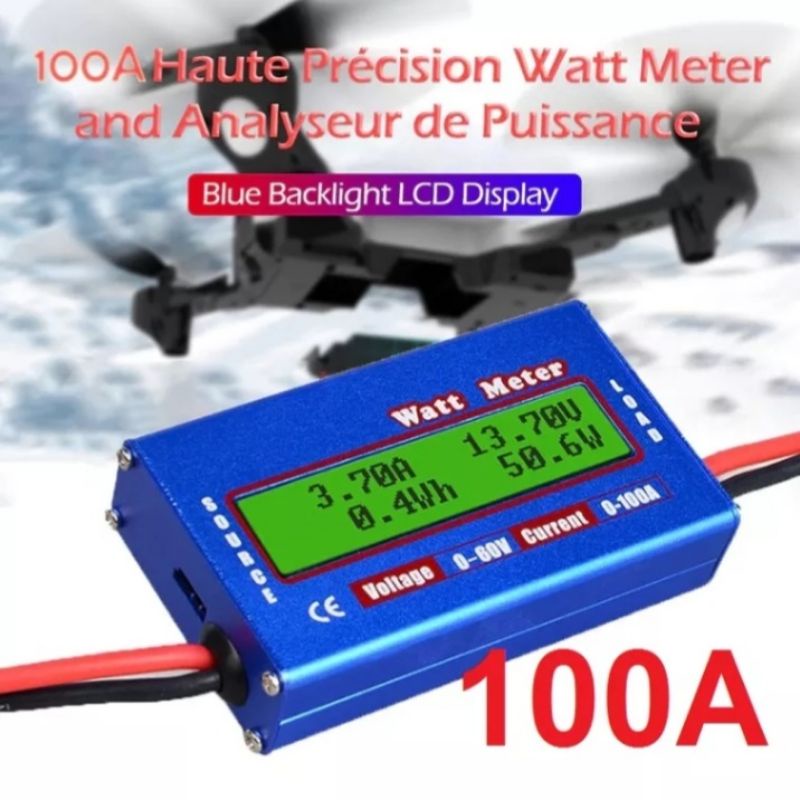 Watt Meter Arus DC 100A RC Solar Panel Surya
