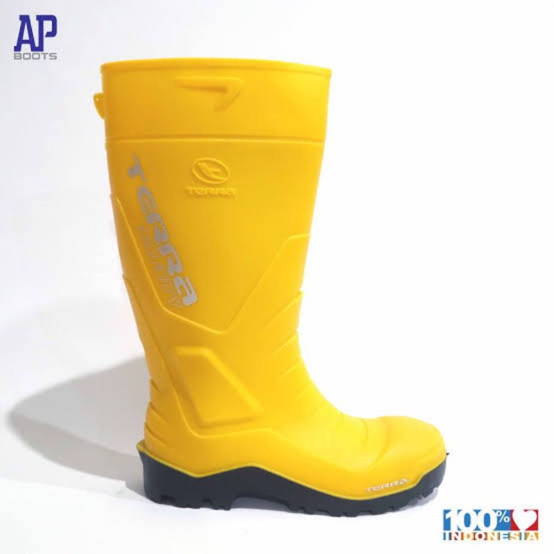 Sepatu Boot Safety Karet - AP Terra Yellow S4 40 - AP Boots