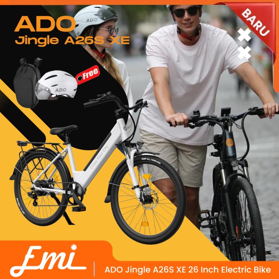 ADO Jingle A26S XE 26 Inch Electric Bike Sepeda Listrik