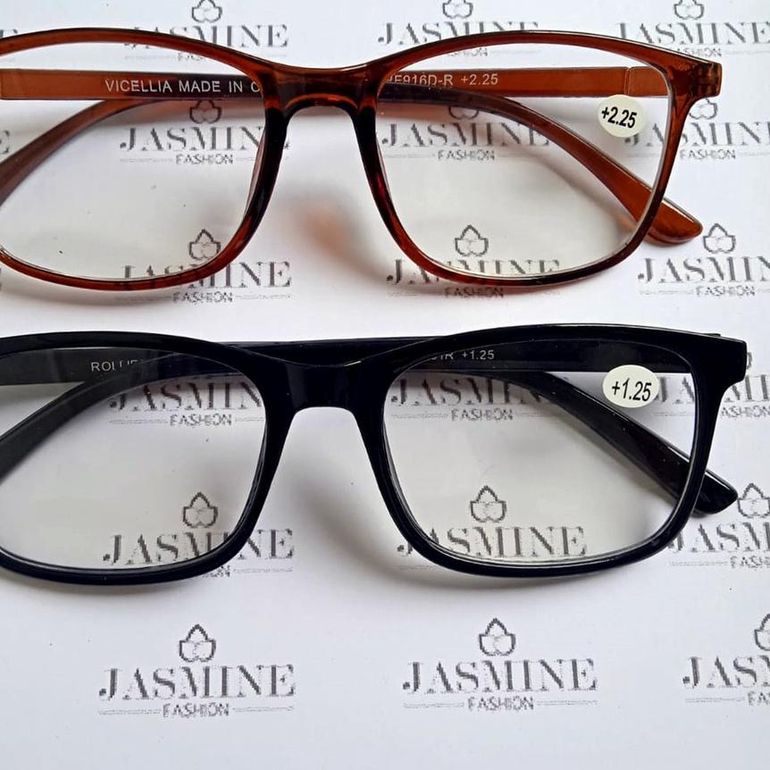 Grosiran Murah Kacamata Baca Plus (+) Dobel Fungsi Baca dan Jalan Fashion Wanita Pria Unisex / Kacam